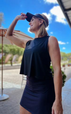 Cropped UV preto