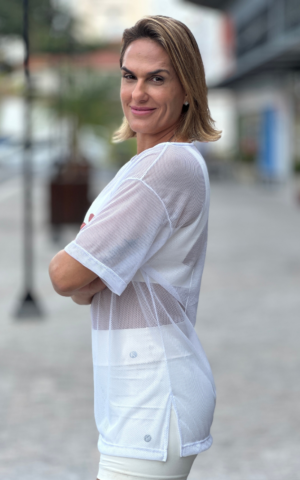 Camisão Furadinho Branco