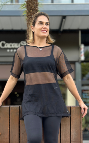 Camisão Furadinho Preto