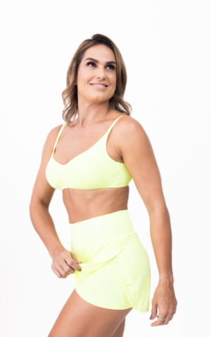 Short Leir amarelo  limao